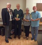 Swift Trophy  Winners Veta Bennett, Clive Taylor, Bernie May.